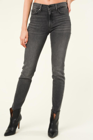 7 For All Mankind |  Mid waist skinny jeans Roxanne L30 | black  | Picture 7