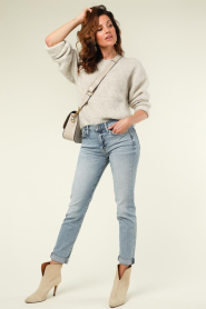 7 For All Mankind :  Mid waist skinny jeans Roxanne L30 | blue - img4