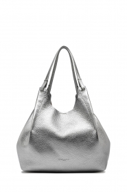 Gianni Chiarini |  Leather shoulder bag Dua large | silver