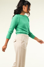 Kocca |  Super soft sweater Anhan | green  | Picture 6