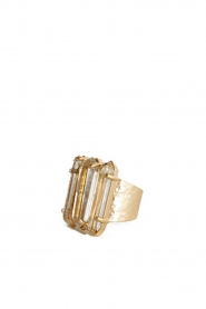 Mimi et Toi |  18k gold plated ring Virginie | gold  | Picture 1
