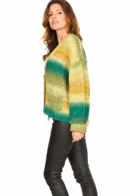 Set |  Chunky knit cardigan Faja | multi | Picture 6