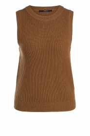 Set |  Knitted spencer Farah | brown  | Picture 1