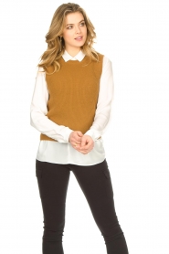 Set |  Knitted spencer Farah | brown  | Picture 2