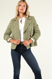 Kocca |  Tweed jacket Pelith | green  | Picture 2