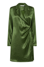 Copenhagen Muse |  Satin look dress Balby | green  | Picture 1