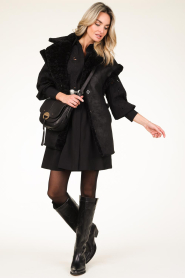 Copenhagen Muse |  Dress with openwork details Madelyn | black  | Picture 3
