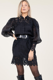 Copenhagen Muse |  Dress with embroidered details Ultra | black  | Picture 2