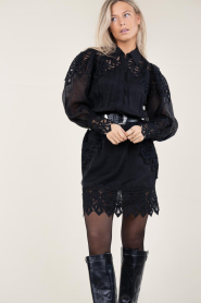 Copenhagen Muse |  Dress with embroidered details Ultra | black  | Picture 6