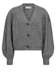 Copenhagen Muse |  Knitted cardigan Paca | grey  | Picture 1