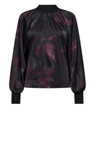 Copenhagen Muse |  Top with print Merry | black  | Picture 1