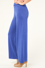Lollys Laundry |  Pants with lurex Agadir | blue  | Picture 5