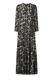 Lollys Laundry |  Maxi dress with print Nee | black  | Picture 1