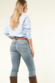 Lollys Laundry |  Blouse with ruffles Hobart | blue  | Picture 7