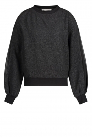  Sweater with dotted print Ruth | black