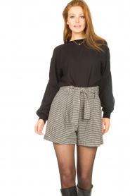 Freebird |  Sweater with dotted print Ruth | black  | Picture 4
