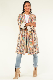 Lollys Laundry :  Jacket with aztec print Jaipur | beige - img5