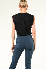 Second Female |  T-shirt with shoulder detail | black  | Picture 8