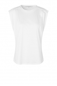 Second Female |  T-shirt with shoulder detail Ghita | white