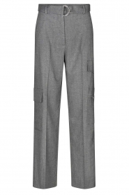Second Female |  Cargo pinstripe trousers Holsye | grey  | Picture 1
