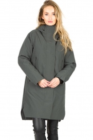 Krakatau |  Parka with detachable quilted Liner | green   | Picture 2