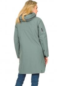 Krakatau |  Parka with detachable quilted Liner | lightgreen   | Picture 9