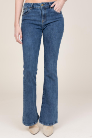 Lois Jeans |  High waist flared jeans Raval L34 | blue  | Picture 5