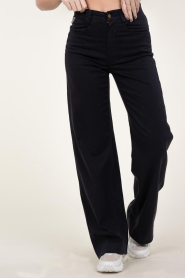 Lois Jeans :  Wide leg pants Rosa L34 | black - img4