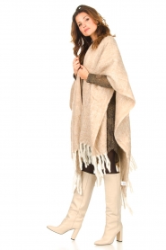 Toral :  Leather knee boots Sofia | natural - img3