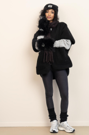 CC Heart |  Knitted beanie Bella | black | Picture 3