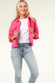 CC Heart |  Cropped jacket Ariana | pink  | Picture 4