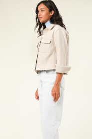 CC Heart |  Cropped jacket Ariana | beige  | Picture 6