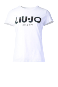 Liu Jo |  T-shirt with logo Felicia | white