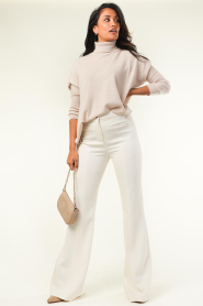Liu Jo |  Baby rib flare trousers Marisa | natural  | Picture 3