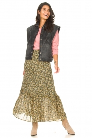 Set |  Maxi skirt with print Yana | green | Picture 3
