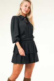 Berenice |  Flowy blouse Charlene | antracite black  | Picture 6