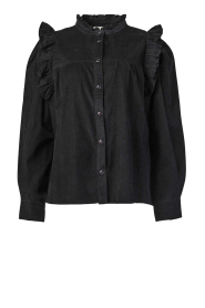 Berenice |  Blouse with ruffles Coco | black  | Picture 1