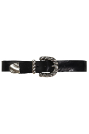 Berenice |  Leather belt Praiano | black  | Picture 1