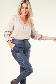 Ibana |  Satin top Talan | beige  | Picture 5