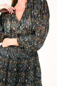 Ibana |  Lurex dress with print Deela | blue  | Picture 9