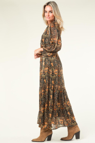 Ibana |  Maxi dress with print Dalore | brown  | Picture 7