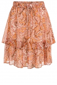 Set |  Paisley print skirt Indy | pink  | Picture 1