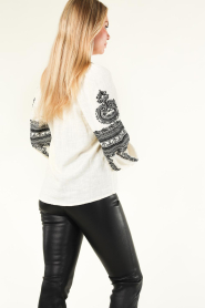 Stella Forest |  Embroidered cotton top Safia | natural  | Picture 8
