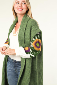 Stella Forest |  Cotton crêpe top with embroideries Namie | natural  | Picture 8