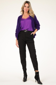 Stella Forest |  Top with lace Phily | purple  | Picture 3