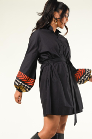 Stella Forest |  Dress with embroidery Cornelia | black  | Picture 6