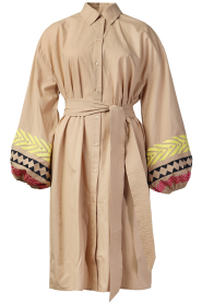 Stella Forest |  Dress with embroidery Cornelia | beige