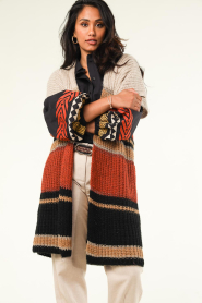 Stella Forest |  Poncho cardigan Noemie | beige  | Picture 5