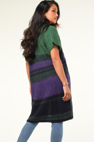 Stella Forest |  Poncho cardigan Noemie | purple  | Picture 9