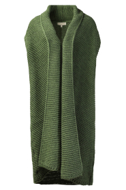  Long knitted cardigan Desiree | green